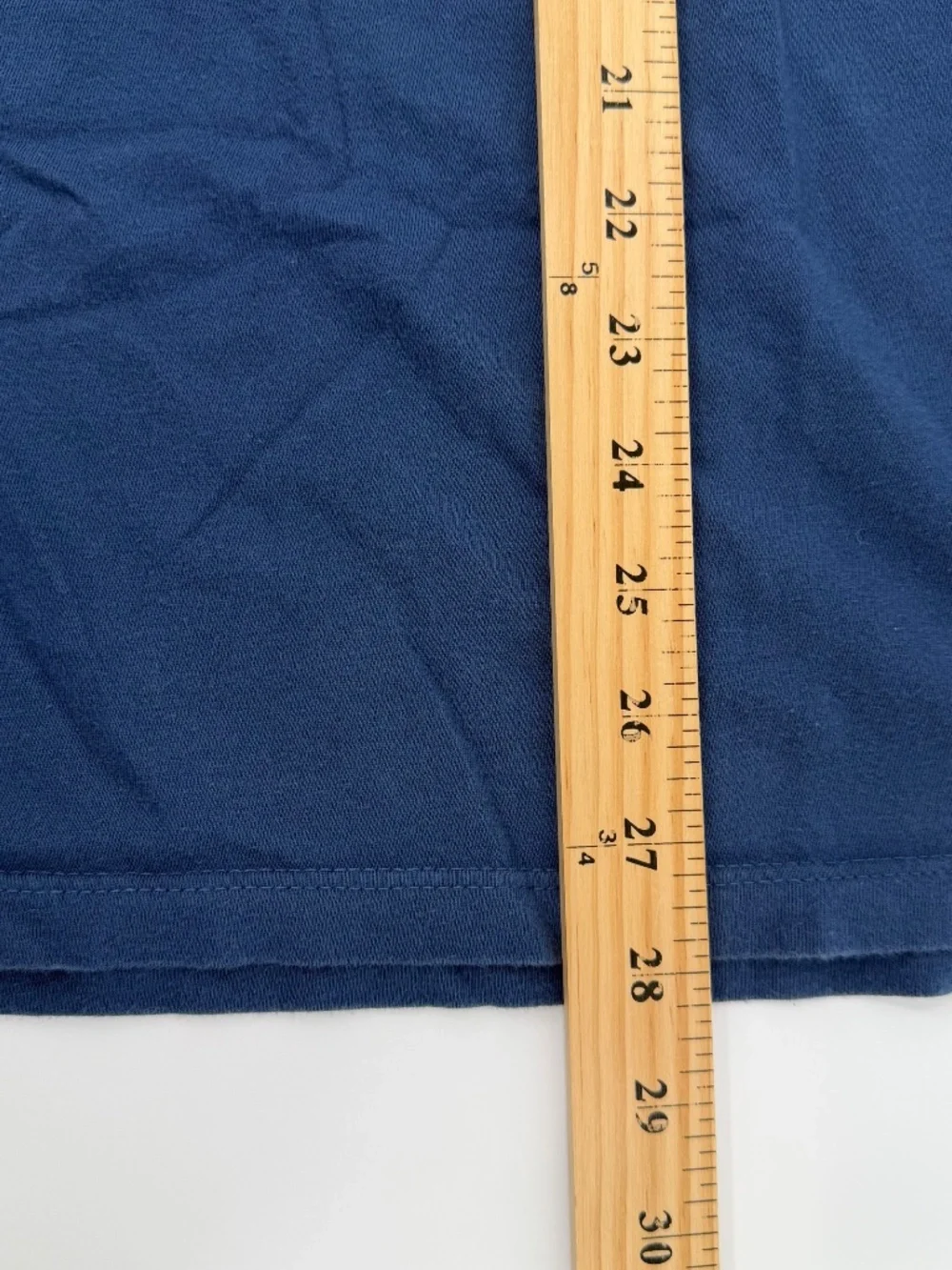 North Face T Shirt Men Large Blue Short Sleeve Cotton Crew Neck Logo Spell Out